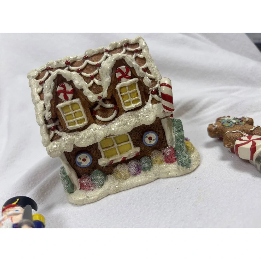 Incomplete Debbie Mumm Gingerbread Spreader House Set Boston Warehouse‎ 2001